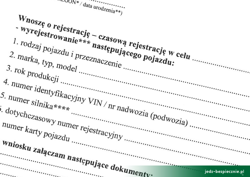 Porządki w przepisach - maksymalny termin na zarejestrowanie lub wyrejestrowanie pojazdu